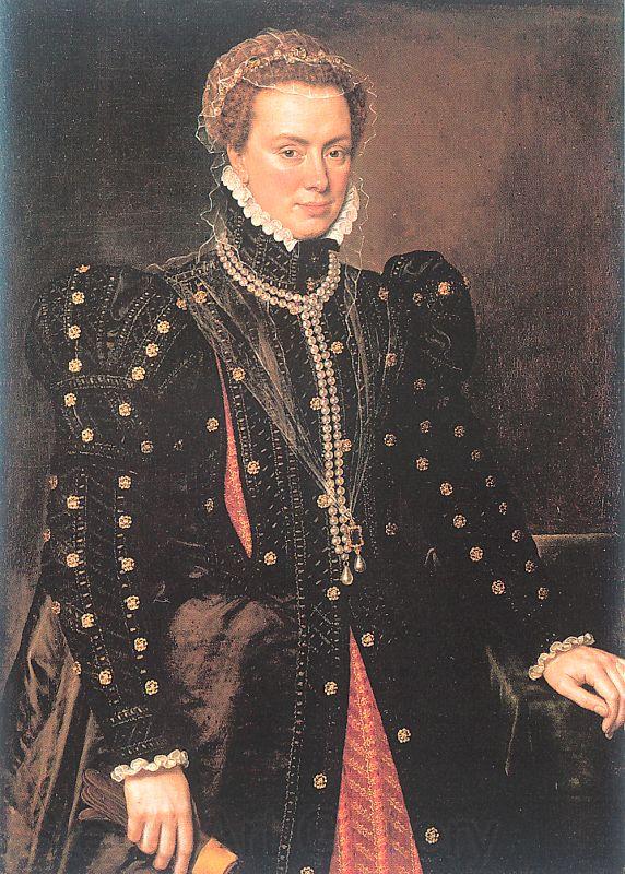 Mor, Anthonis Margaret, Duchess of Parma Spain oil painting art